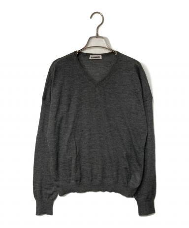 中古・古着通販】JIL SANDER (ジルサンダー) カシミヤVネックニット