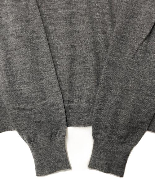 JIL SANDER（ジルサンダー）JIL SANDER (ジルサンダー) カシミヤVネックニット グレー サイズ:実寸参照の古着・服飾アイテム
