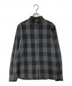 agnes b hommeアニエスベーオム）の古着「チェックジャケット」｜ブラック×グレー