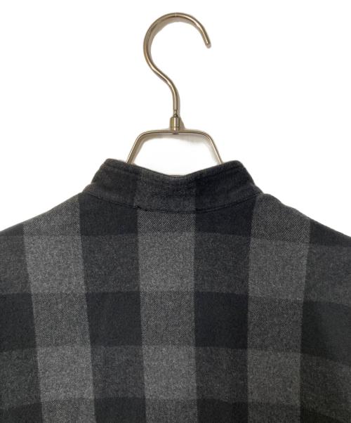 agnes b homme（アニエスベーオム）agnes b homme (アニエスベーオム) チェックジャケット ブラック×グレー サイズ:36の古着・服飾アイテム