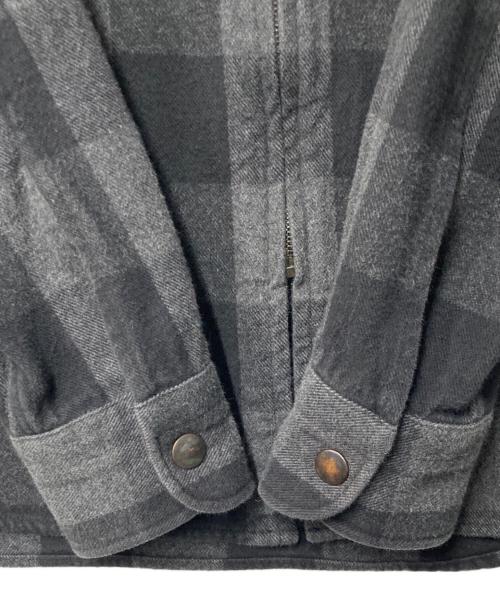 agnes b homme（アニエスベーオム）agnes b homme (アニエスベーオム) チェックジャケット ブラック×グレー サイズ:36の古着・服飾アイテム