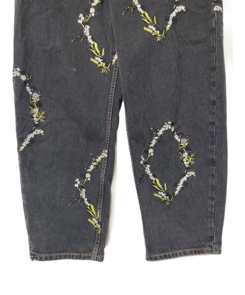 GANNI（ガニー）Ganni (ガニー) allureville (アルアバイル) Embroidery Denim Stary ブラック サイズ:表記無しの古着・服飾アイテム