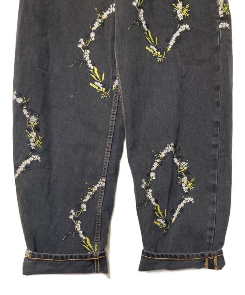 GANNI（ガニー）Ganni (ガニー) allureville (アルアバイル) Embroidery Denim Stary ブラック サイズ:表記無しの古着・服飾アイテム