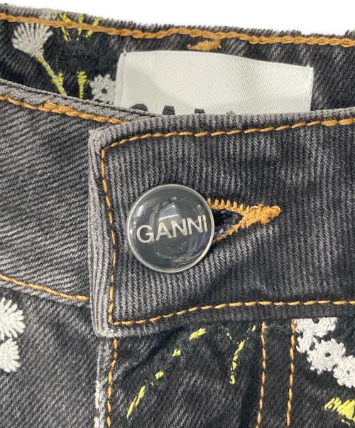 GANNI（ガニー）Ganni (ガニー) allureville (アルアバイル) Embroidery Denim Stary ブラック サイズ:表記無しの古着・服飾アイテム