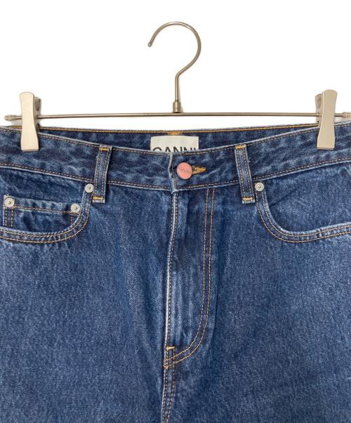 GANNI（ガニー）GANNI (ガニー) BETZY  6432 リジットデニムパンツ インディゴ サイズ:24W/34L 実寸参照の古着・服飾アイテム
