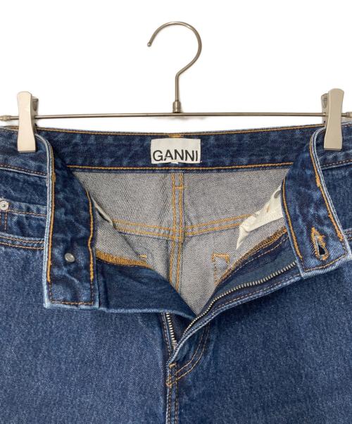 GANNI（ガニー）GANNI (ガニー) BETZY  6432 リジットデニムパンツ インディゴ サイズ:24W/34L 実寸参照の古着・服飾アイテム