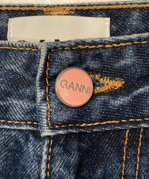 GANNI（ガニー）GANNI (ガニー) BETZY  6432 リジットデニムパンツ インディゴ サイズ:24W/34L 実寸参照の古着・服飾アイテム