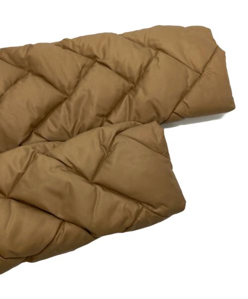 MONCLER（モンクレール）MONCLER (モンクレール) MELANIE ファー フーデッド キルティングダウンコート ブラウンの古着・服飾アイテム