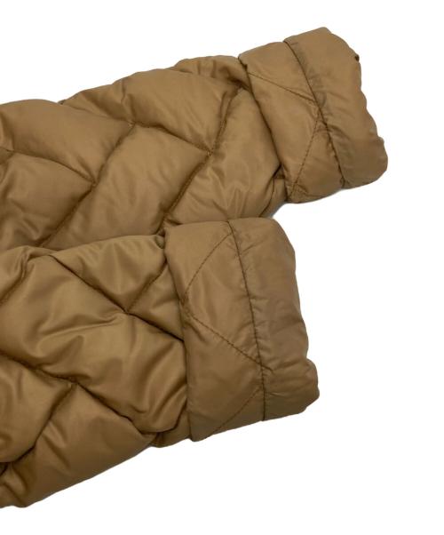 MONCLER（モンクレール）MONCLER (モンクレール) MELANIE ファー フーデッド キルティングダウンコート ブラウンの古着・服飾アイテム