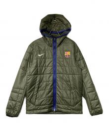NIKE（ナイキ）の古着「FCバルセロナ 23/24 NSW シンセティックフィル フリース フーディ ジャケット」｜オリーブ