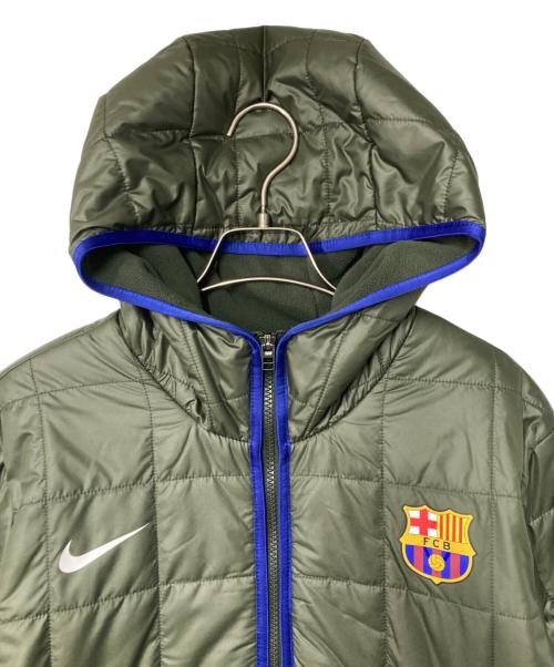 NIKE（ナイキ）NIKE (ナイキ) FCバルセロナ 23/24 NSW シンセティックフィル フリース フーディ ジャケット オリーブ サイズ:Sの古着・服飾アイテム