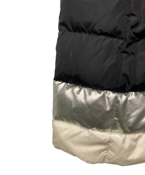 MONCLER（モンクレール）MONCLER (モンクレール) YSALINE フーデッドダウンコート ブラック×シルバー×アイボリー サイズ:表記なし(下記採寸参照)の古着・服飾アイテム