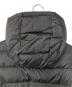 中古・古着 MONCLER (モンクレール) YSALINE フーデッドダウンコート ブラック×シルバー×アイボリー サイズ:表記なし(下記採寸参照)：14000円