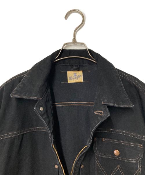 Wrangler（ラングラー）Wrangler (ラングラー) nano・universe (ナノ・ユニバース) 別注 デニムジャケット ブラック サイズ:Mの古着・服飾アイテム