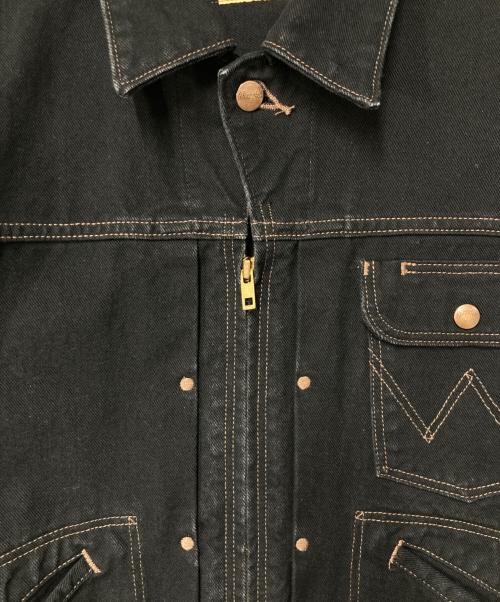 Wrangler（ラングラー）Wrangler (ラングラー) nano・universe (ナノ・ユニバース) 別注 デニムジャケット ブラック サイズ:Mの古着・服飾アイテム