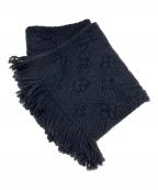 LOUIS VUITTONルイ ヴィトン）の古着「エシャルプ ロゴマニア マフラー」｜ブラック