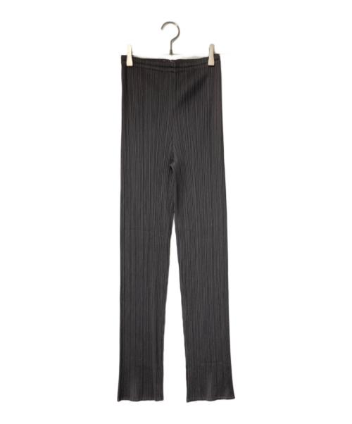 PLEATS PLEASE（プリーツプリーズ）PLEATS PLEASE (プリーツプリーズ) プリーツパンツ グレー サイズ:Sの古着・服飾アイテム