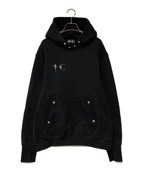 THUG CLUB（サグ クラブ）THUG CLUB (サグ クラブ) ARMOR HOODIE ブラック サイズ:2の古着・服飾アイテム