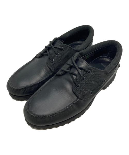 Timberland（ティンバーランド）Timberland (ティンバーランド) Authentic Handsewn 3 Eye Boat ブラック サイズ:US9W/UK8.5/EU43/JP27/MX27/CN270の古着・服飾アイテム