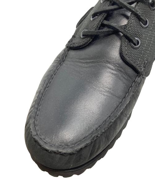 Timberland（ティンバーランド）Timberland (ティンバーランド) Authentic Handsewn 3 Eye Boat ブラック サイズ:US9W/UK8.5/EU43/JP27/MX27/CN270の古着・服飾アイテム