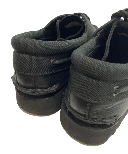Timberland（ティンバーランド）Timberland (ティンバーランド) Authentic Handsewn 3 Eye Boat ブラック サイズ:US9W/UK8.5/EU43/JP27/MX27/CN270の古着・服飾アイテム