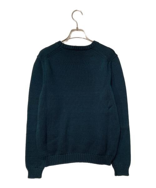 Zanone（ザノーネ）Zanone (ザノーネ) クルーネックニット グリーン サイズ:48の古着・服飾アイテム