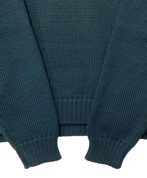 Zanone（ザノーネ）Zanone (ザノーネ) クルーネックニット グリーン サイズ:48の古着・服飾アイテム