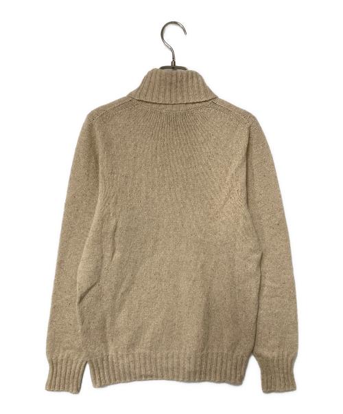 Drumohr（ドルモア）Drumohr (ドルモア) カシミヤ混タートルネックニット ベージュ サイズ:46の古着・服飾アイテム