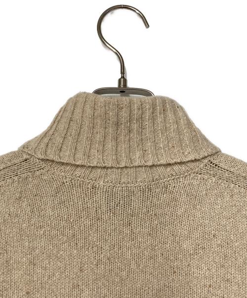 Drumohr（ドルモア）Drumohr (ドルモア) カシミヤ混タートルネックニット ベージュ サイズ:46の古着・服飾アイテム