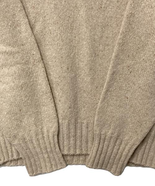 Drumohr（ドルモア）Drumohr (ドルモア) カシミヤ混タートルネックニット ベージュ サイズ:46の古着・服飾アイテム