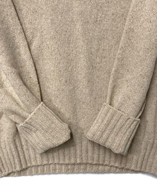 Drumohr（ドルモア）Drumohr (ドルモア) カシミヤ混タートルネックニット ベージュ サイズ:46の古着・服飾アイテム