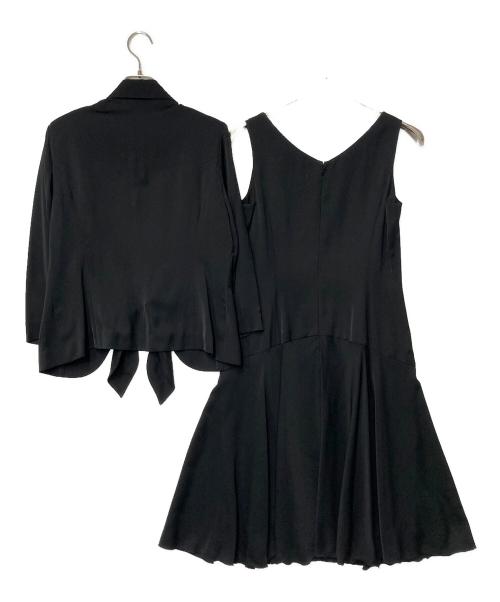GIVENCHY（ジバンシィ）GIVENCHY (ジバンシィ) ジャケットセットワンピース ブラック サイズ:40の古着・服飾アイテム