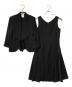 GIVENCHY（ジバンシィ）の古着「ジャケットセットワンピース」｜ブラック