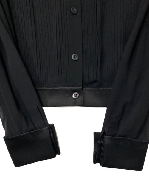 GIVENCHY（ジバンシィ）GIVENCHY (ジバンシィ) プリーツブラウススカート セットアップ ブラック サイズ:38の古着・服飾アイテム