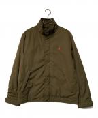 POLO RALPH LAURENポロ・ラルフローレン）の古着「ポニー刺繍裏フリースソフトシェルジャケット」｜カーキ