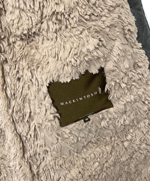 MACKINTOSH（マッキントッシュ）MACKINTOSH (マッキントッシュ) ボアフーデッド キルティングコート グレー サイズ:36の古着・服飾アイテム