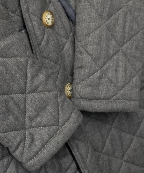 MACKINTOSH（マッキントッシュ）MACKINTOSH (マッキントッシュ) ボアフーデッド キルティングコート グレー サイズ:36の古着・服飾アイテム