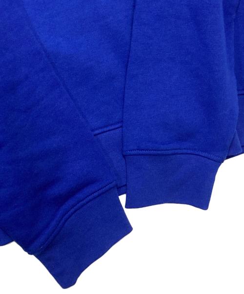 ARMANI EXCHANGE（アルマーニ エクスチェンジ）ARMANI EXCHANGE (アルマーニ エクスチェンジ) ブランドロゴ プリントプルオーバーパーカー ブルー サイズ:Mの古着・服飾アイテム