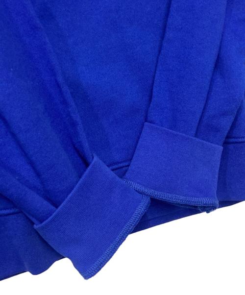 ARMANI EXCHANGE（アルマーニ エクスチェンジ）ARMANI EXCHANGE (アルマーニ エクスチェンジ) ブランドロゴ プリントプルオーバーパーカー ブルー サイズ:Mの古着・服飾アイテム