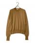 BLAMINK（ブラミンク）の古着「カシミヤ クルーネックニット」｜キャメル