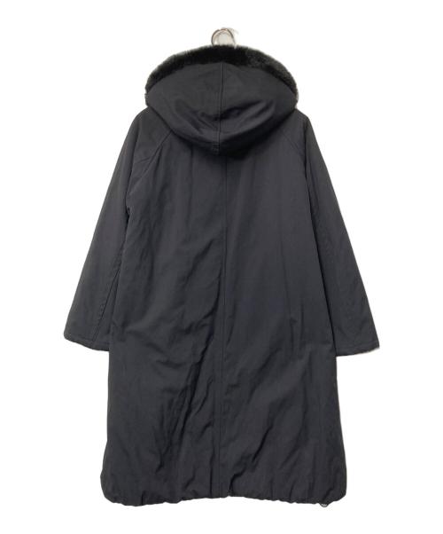 YONFA（ヨンファ）YONFA (ヨンファ) パデットファーコート ブラック サイズ:Sの古着・服飾アイテム