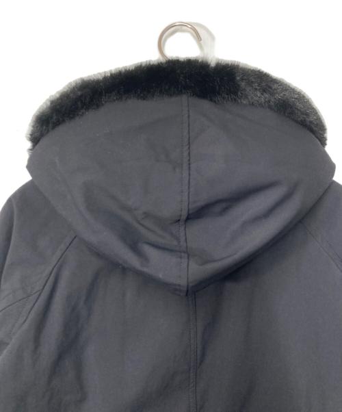 YONFA（ヨンファ）YONFA (ヨンファ) パデットファーコート ブラック サイズ:Sの古着・服飾アイテム
