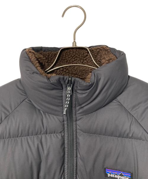 Patagonia（パタゴニア）Patagonia (パタゴニア) M's Reversible Silent Down Jkt ブラウン×グレー サイズ:Mの古着・服飾アイテム