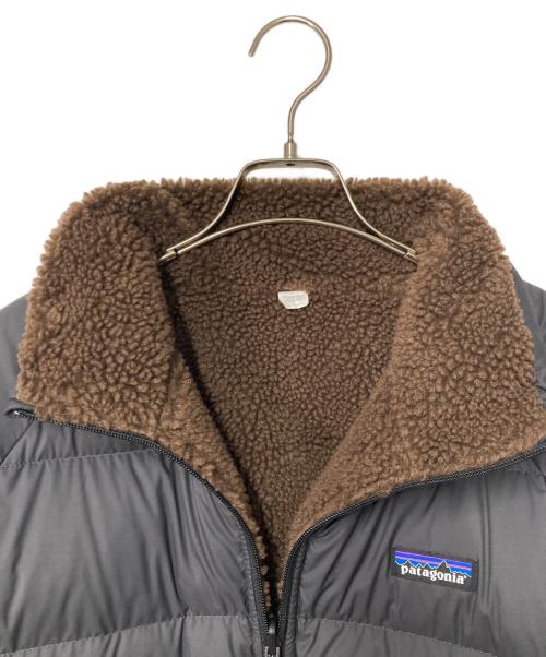 Patagonia（パタゴニア）Patagonia (パタゴニア) M's Reversible Silent Down Jkt ブラウン×グレー サイズ:Mの古着・服飾アイテム