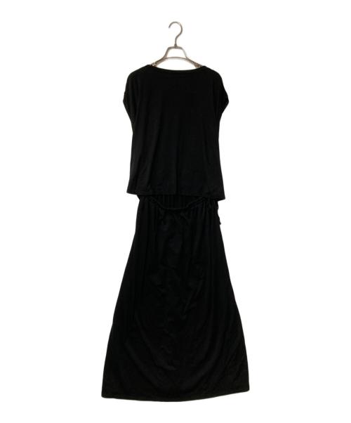 ticca（ティッカ）TICCA (ティッカ) フレンチスリーブワンピース ブラック サイズ:Fの古着・服飾アイテム