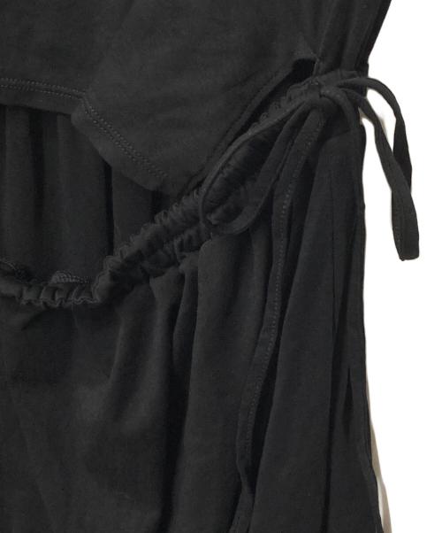 ticca（ティッカ）TICCA (ティッカ) フレンチスリーブワンピース ブラック サイズ:Fの古着・服飾アイテム