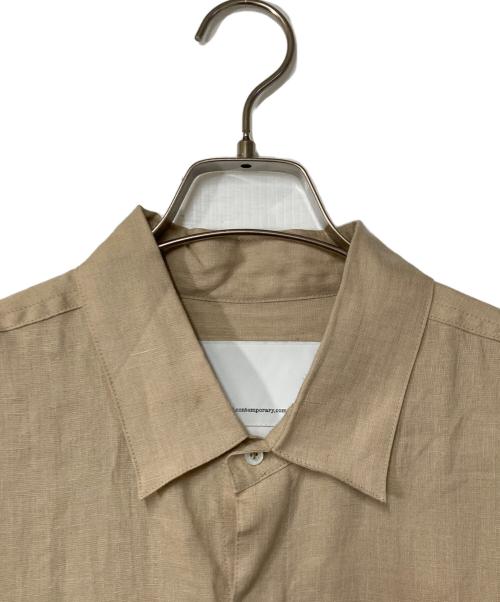 ticca（ティッカ）TICCA (ティッカ) リネンシャツワンピース ベージュ サイズ:Fの古着・服飾アイテム