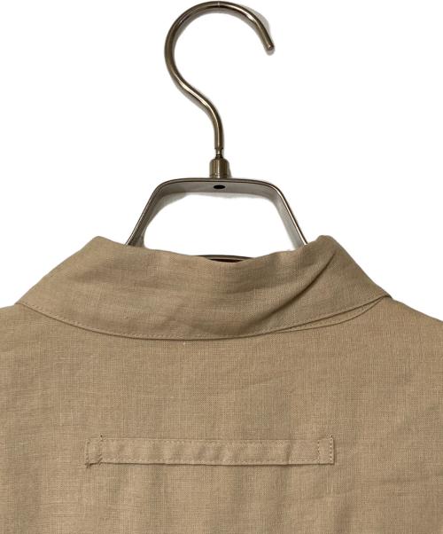 ticca（ティッカ）TICCA (ティッカ) リネンシャツワンピース ベージュ サイズ:Fの古着・服飾アイテム