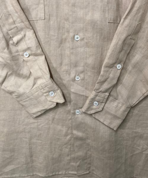 ticca（ティッカ）TICCA (ティッカ) リネンシャツワンピース ベージュ サイズ:Fの古着・服飾アイテム