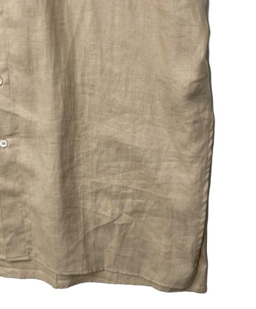 ticca（ティッカ）TICCA (ティッカ) リネンシャツワンピース ベージュ サイズ:Fの古着・服飾アイテム